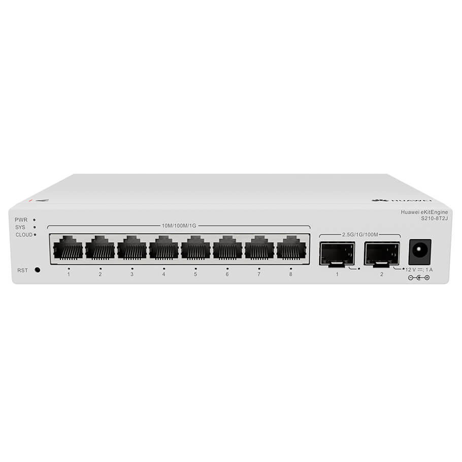 8-Port GE Switch Huawei eKitEngine S210-8T2J
